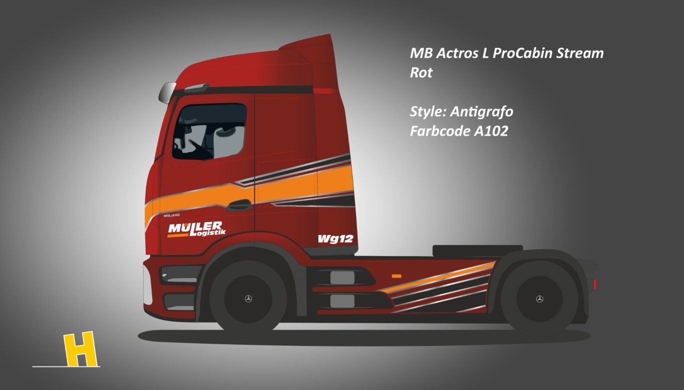 Actros Style Antigrafo in Farbe A102